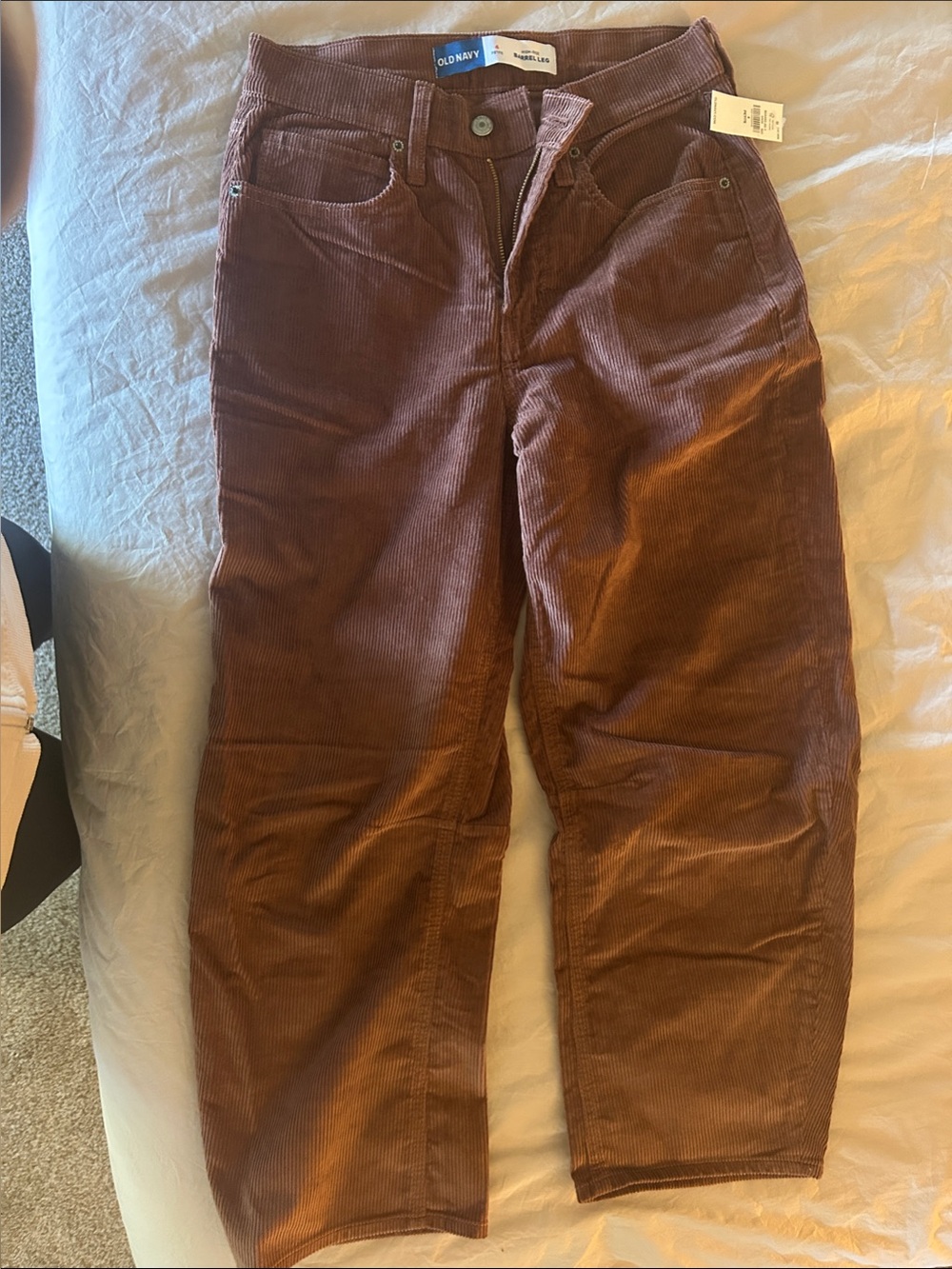 Old Navy Corduroy Barrel Pants in Brown